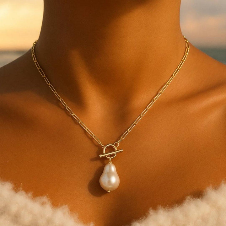 Ahlia | Pearl Pendant Necklace
